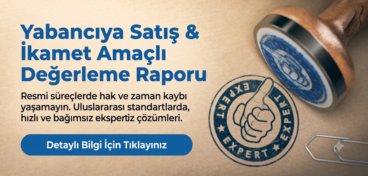 Yabancıya Satış ve İkamet Amaçlı Değerleme Raporu